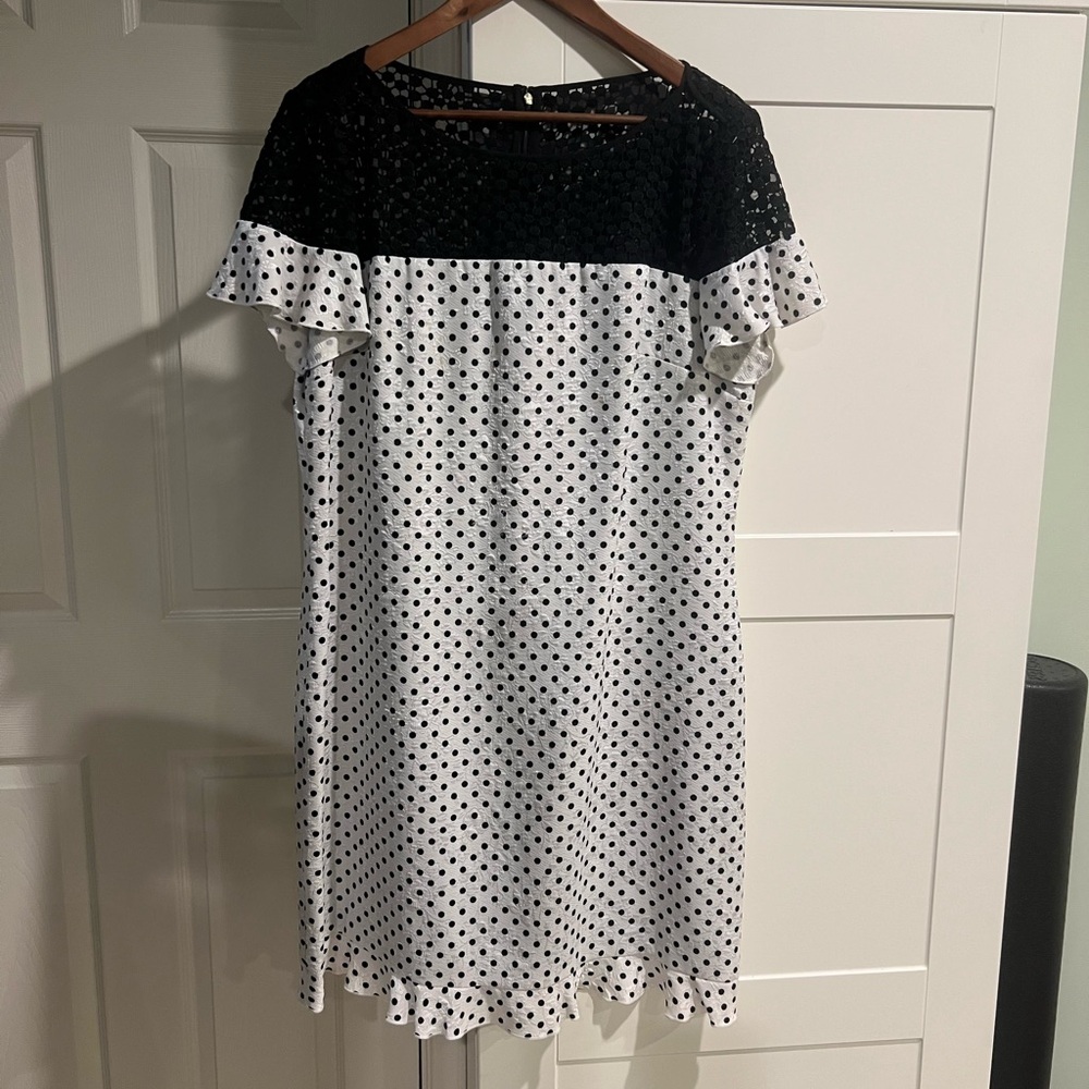Black and White Polka Dot Dress